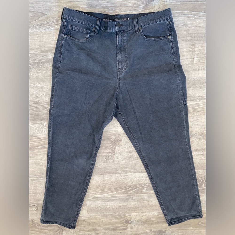 American Eagle black corduroy pants